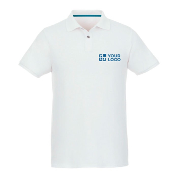 Polo de algodão orgânico e poliester reciclado 220 g/m2 Elevate NXT