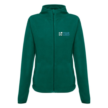 Casaco de corte feminino para personalizar cor verde-escuro primeira vista