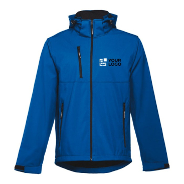 Casaco softshell para empresa, poliester com capuz 280 g/m2 THC Zagreb