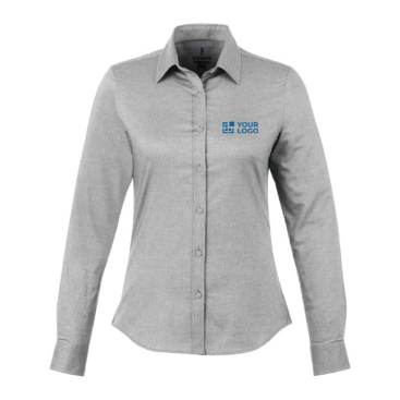 Camisa personalizada Oxford de mulher, algodão 142 g/m2 Elevate Life