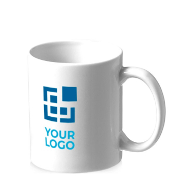 Caneca personalizada barata branca de cerâmica 330ml