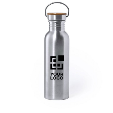 Garrafa de aço personalizada grande com pega 800ml