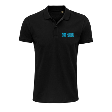 Polo personalizável de algodão orgânico formal 170 g/m2 SOL'S Planet