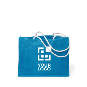 Saco de juta personalizado em cor atrativa resistente 10kg
