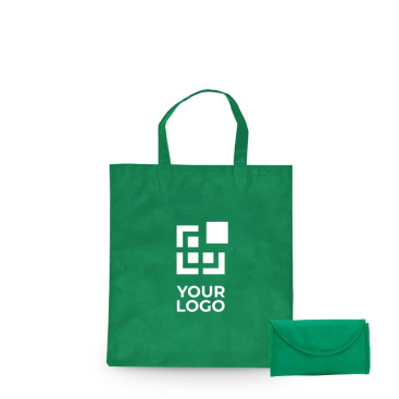 Saco dobrável non-woven com fecho de velcro 80 g/m2