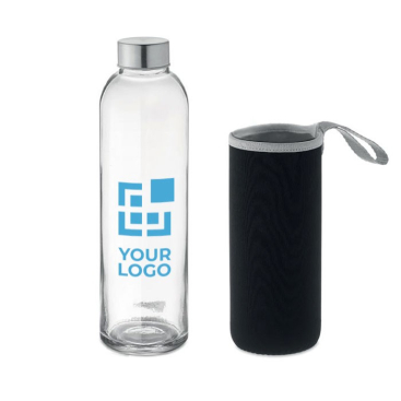 Garrafa personalizada de vidro com manga 750ml