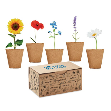 Conjunto de cultivo de flor, 5 tipo diferente