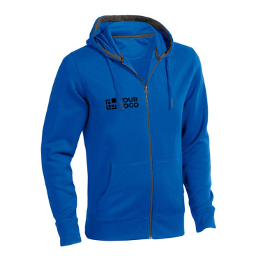 Sweatshirt com capuz e fecho 300 g/m2 vista principal
