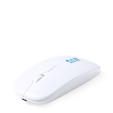 Ratos parapc sem fios de  ABS reciclado e com logótipo da marca impresso.