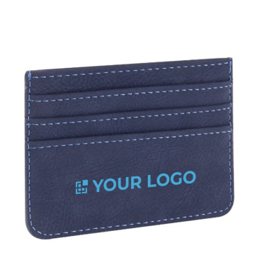 Porta-cartões promocional com 3 bolsos e proteção RFID