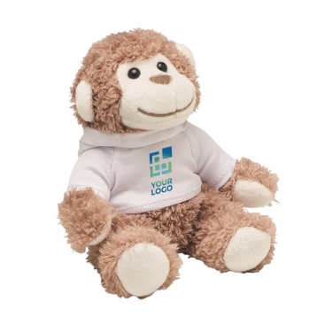 Macaco de peluche com camisola para sublimação