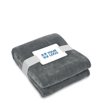 Manta de lã rPET com etiqueta para o seu logo 280 g/m2