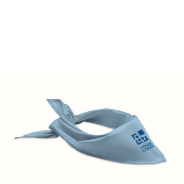 Lenço de cabeça promocional de forma triangular de uma só cor