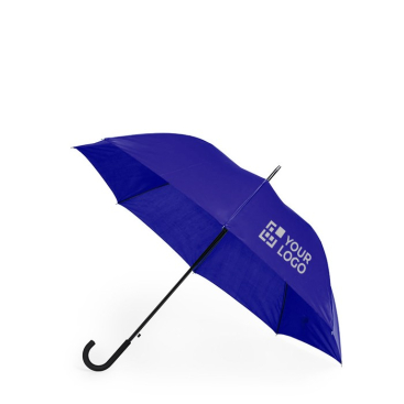 Guarda-chuva automático de oito painéis XL com cabo curvo ø130