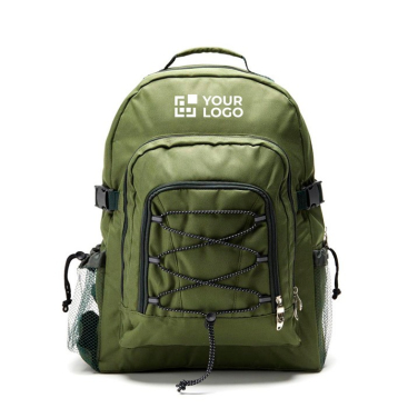Mochila térmica de poliéster com diversos compartimento