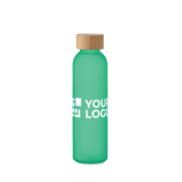 Garrafa de vidro personalizada colorida 500ml
