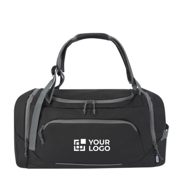 Mochila desportiva reciclada hidrorresistente, vários bolsos