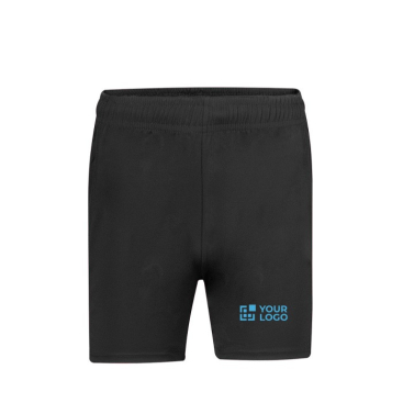 Calções desportivos de poliéster respirável 145 g/m2 MKT Gerox