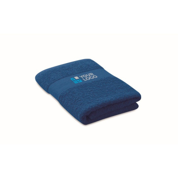 Toalha macia e absorvente de algodão orgânico 100% 360 g/m2 50x30