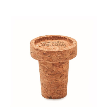 Tampa simples feita de cortiça 100% para garrafas de vinho