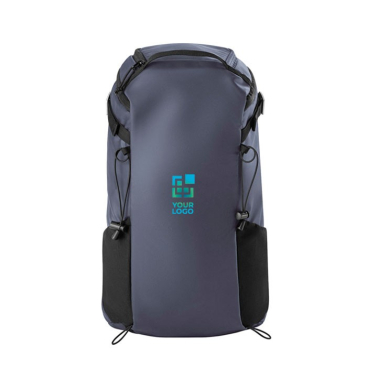 Mochila impermeável 600D RPET com compartimento acolchoado para PC de 14''