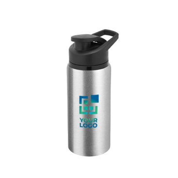 Garrafa esportiva de alumínio reciclado com tampa ''flip top'' 660ml