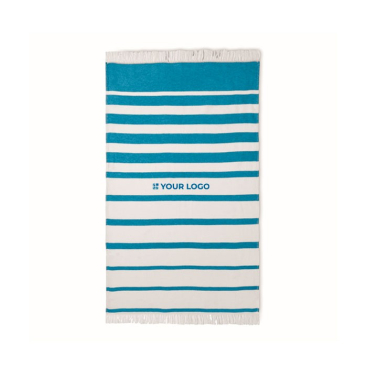 Toalha SEAQUAL® algodão e poliéster reciclado 300 g/m2 de 100x170cm