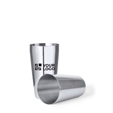 Shaker de coquetel de aço inoxidável composto por dois copos 500ml
