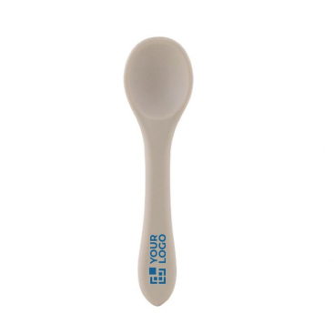 Colher para bebés feita de silicone para maior conforto