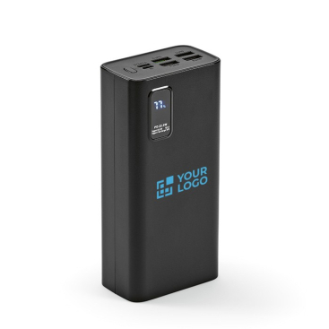Bateria externa com ecrã que indica a bateria 30.000 mAh