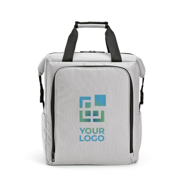 Mochila térmica de RPET com um grande bolso frontal 28L