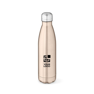 Garrafa térmica de aço inoxidável reciclado brilhante 800ml