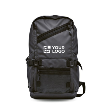 Mochila em RPET com capa para portátil e capacidade de 18L
