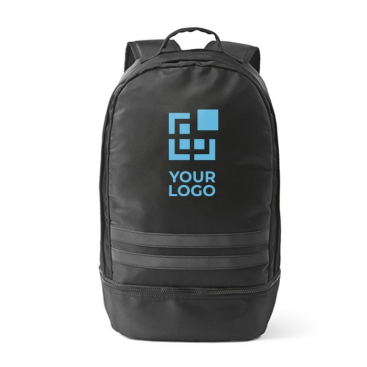 Mochila de RPET com tiras refletoras e bolso para sapatos 25L