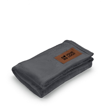 Manta extra macia de RPET com patch imprimível 240 g/m2