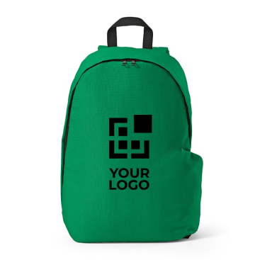 Mochila de RPET para portátil com acabamento ripstop 15,6''