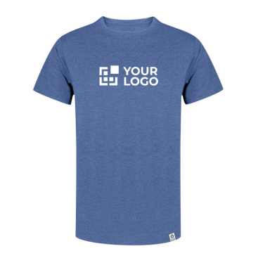 T-shirt de algodão reciclado e RPET em cores básicas 150 g/m2 vista principal