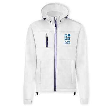Casaco softshell com gola alta e interior micropolar 300 g/m2