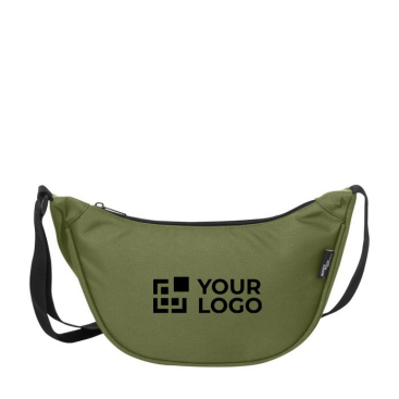 Bolsa de cintura de poliéster reciclado repelente à água, de 1,5L