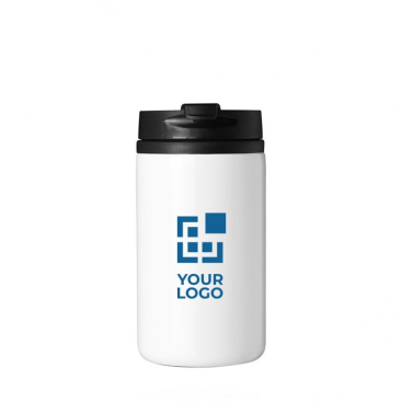 Copo térmico de aço inoxidável reciclado com tampa giratória 300ml