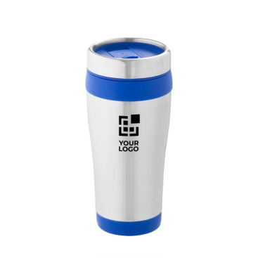Copo térmico de aço inoxidável reciclado com tampa giratória 410ml