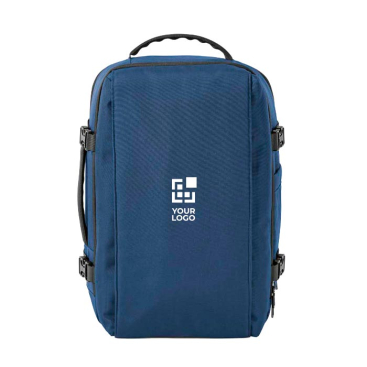 Mochila de cabine em plástico reciclado resistente à água para 17''