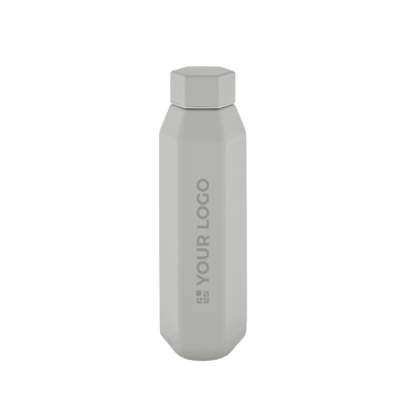 Garrafa hexagonal anti-fugas em aço inoxidável reciclado 500ml