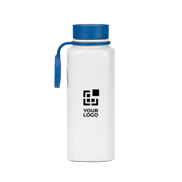 Garrafa aço inox reciclado tampa botão pressão e abertura 360° 820ml