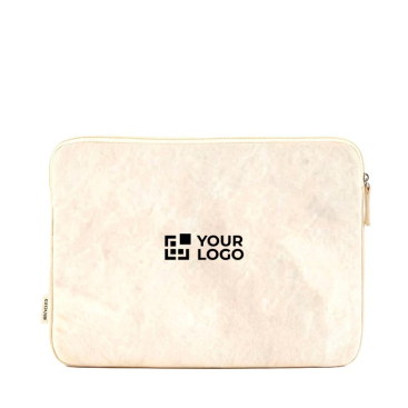 Capa para portátil com acolchoamento rígido em lona reciclada 15,6''