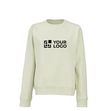 Sweatshirt de mulher em algodão orgânico com gola redonda 300 g/m² Waikiki