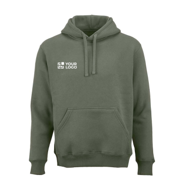 Sweatshirt unissexo com capuz em algodão orgânico 340g/m² Tulum