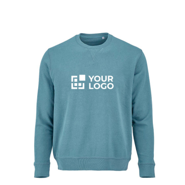 Sweatshirt unissexo de algodão orgânico com felpa francesa 300 g/m² Capri