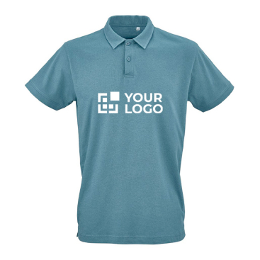 Polo unissexo de algodão orgânico de manga curta 160 g/m² Ipanema