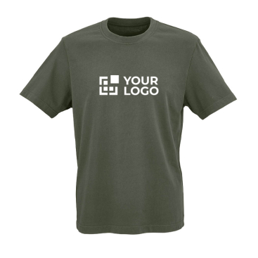 T-shirt unissexo de algodão orgânico com gola canelada 140 g/m2